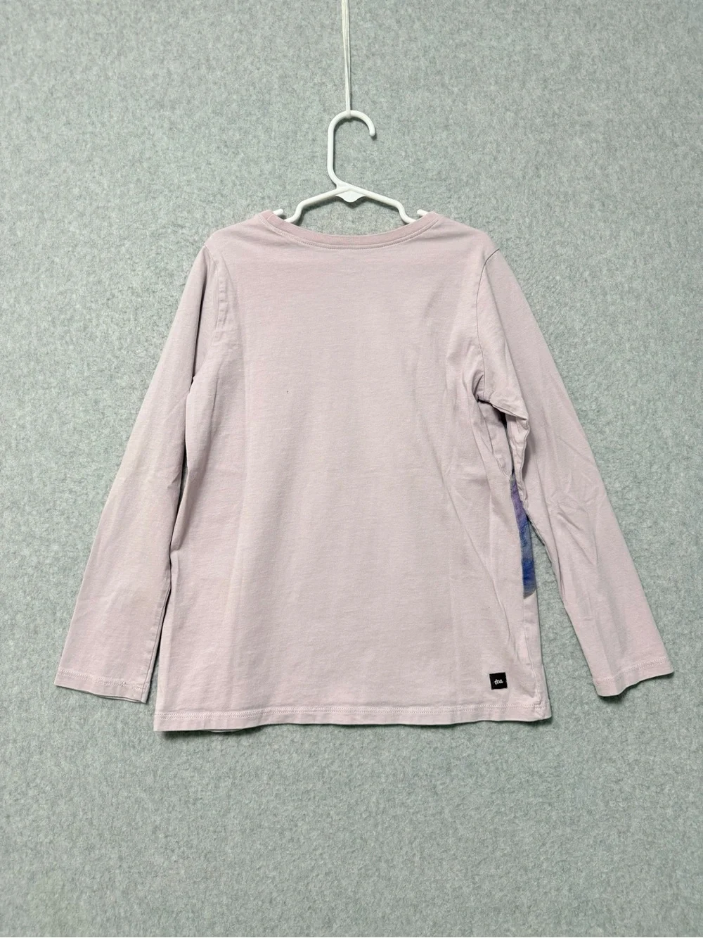 Tea Collection Girls Lavender Long Sleeve Graphic Tee Size 10 Deer Animal Nature